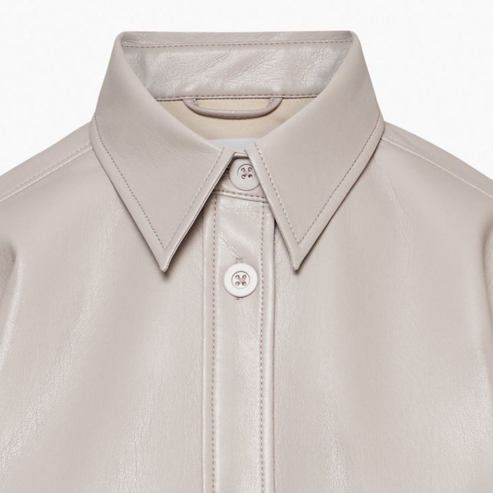 Aritzia Babaton Pelli Shirt Jacket (cream) - Picture 3 of 6